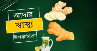 আদার স্বাস্থ্য উপকারিতা
