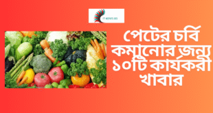 পেটের চর্বি কমানোর জন্য ১০টি কার্যকরী খাবার